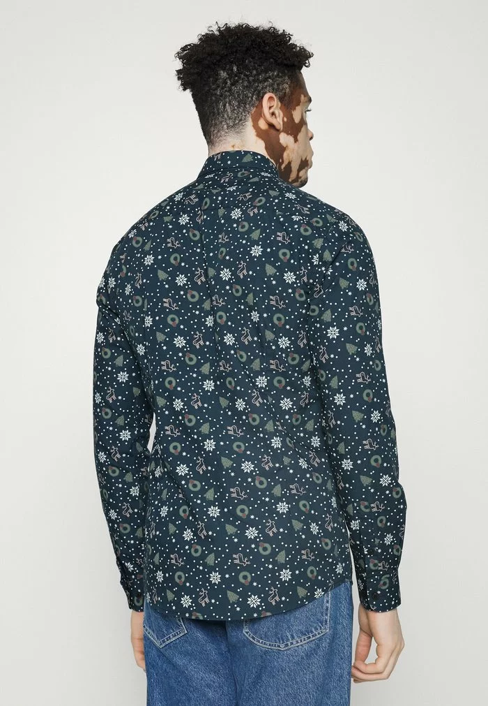 Only & Sons ONSXMAS MADO - Chemise - Dress Blues 3 Only & Sons ONSXMAS MADO - Chemise - Dress Blues – Image 3