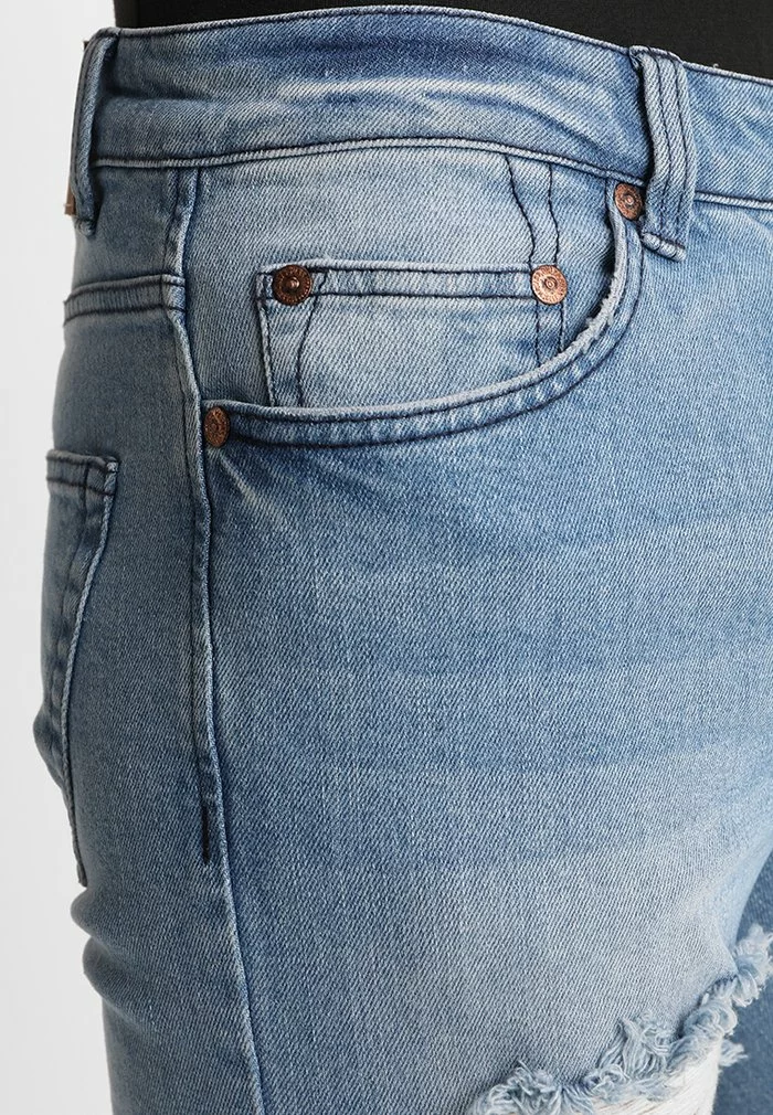 Only & Sons ONSSPUN BIKER - Jeans Fuselé - Blue Denim 4 Only & Sons ONSSPUN BIKER - Jeans Fuselé - Blue Denim – Image 4