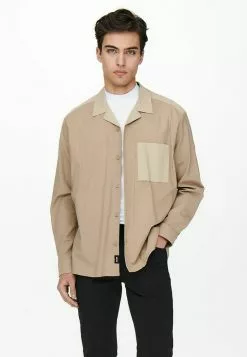 Only & Sons Chemise - Chinchilla