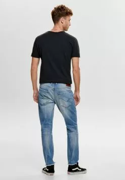 Only & Sons ALBERT - T-shirt Basique - Black -Only & Sons Soldes Boutique 7c5f44b93dad47eda421ec11bc707f66