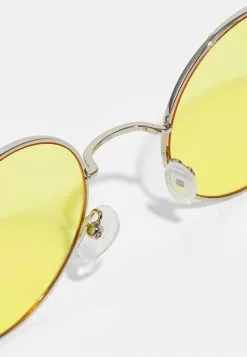 Only & Sons ONSSUNGLASSES ROUND UNISEX - Lunettes De Soleil - Yellow -Only & Sons Soldes Boutique 7ce24e745f62460cb036db51e245d2d1