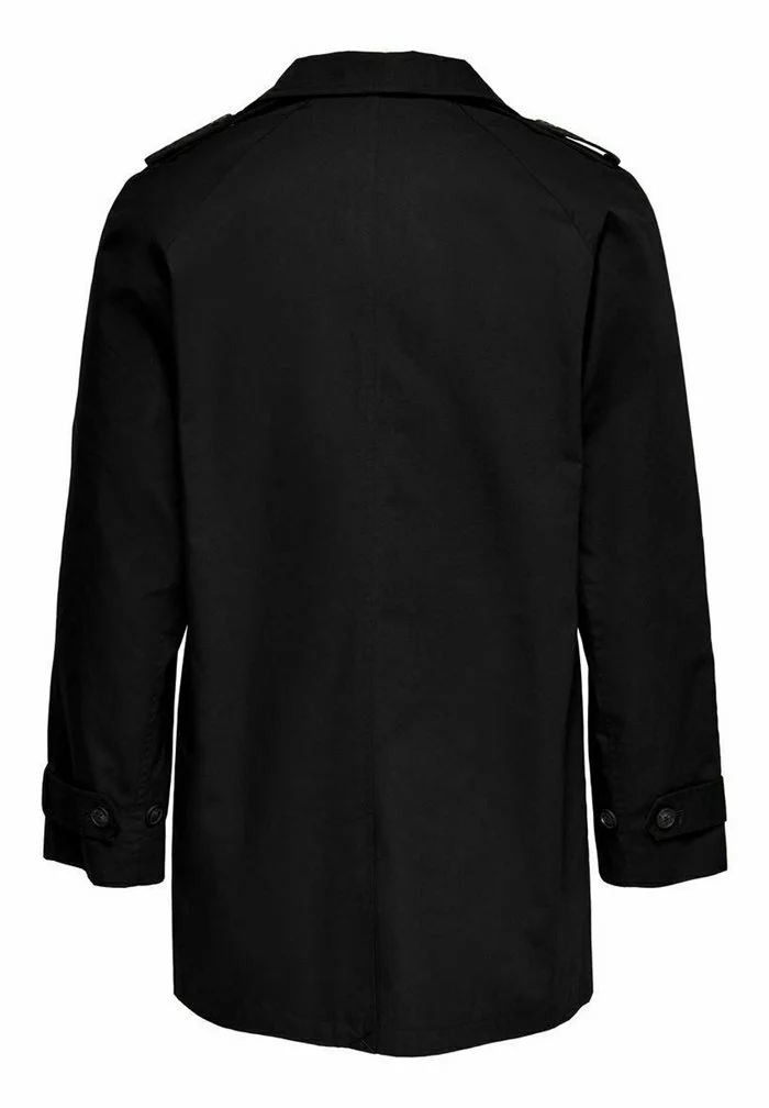 Only & Sons Manteau Court - Black 2 Only & Sons Manteau Court - Black – Image 2