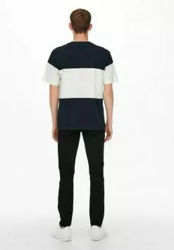 Only & Sons T-shirt Imprimé - Dark Navy/white -Only & Sons Soldes Boutique 7d4b637754fb43d09c94724ef53735ad