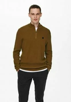 Only & Sons HALBREISSVERSCHLUSS - Sweat Polaire - Monks Robe
