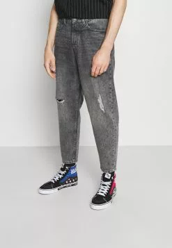 Only & Sons ONSCONE LIFE CROP - Jean Boyfriend - Grey Denim