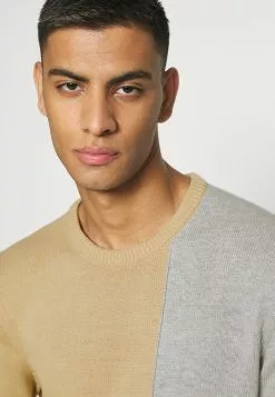 Only & Sons ONSWILD BLOCKING - Pullover - Incense -Only & Sons Soldes Boutique 7f89cb00655f4ec1af2dd599d28540be