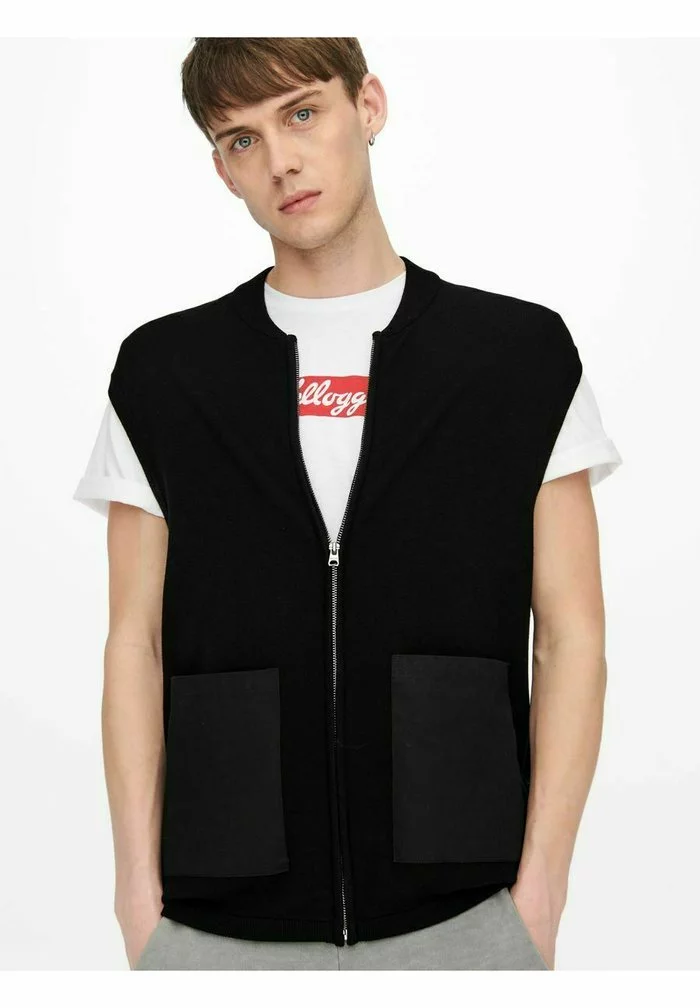Only & Sons Veste Sans Manches - Black 7 Only & Sons Veste Sans Manches - Black – Image 7