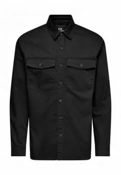 Only & Sons EINFARBIGES CARGO- - Chemise - Black -Only & Sons Soldes Boutique 80c392d3fece44788314e1fa98055b29