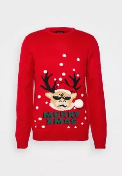 Only & Sons ONSX-MAS SWEET SANTER - Pullover - Pompeian Red -Only & Sons Soldes Boutique 80e04a0642824e78bc194685a0349afd