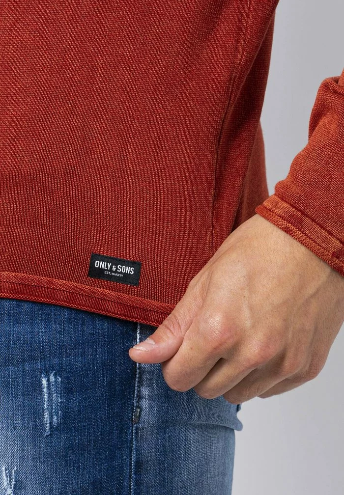 Only & Sons Sweatshirt - Red 4 Only & Sons Sweatshirt - Red – Image 4