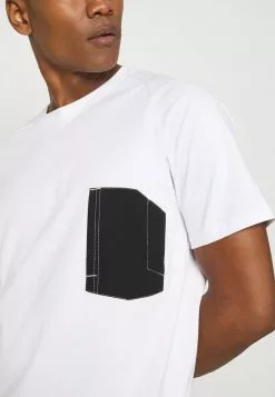 Only & Sons ONSPATRICK SADDLE RAGLAN TEE - T-shirt Imprimé - Bright White -Only & Sons Soldes Boutique 81b06cd53824485fa7c8053281adbc2b