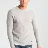 Only & Sons ONSDAN STRUCTURE CREW NECK - Pullover - Light Grey Melange