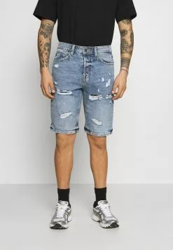 Only & Sons ONSAVI LIFE LOOSE DAMAGE - Short - Blue Denim