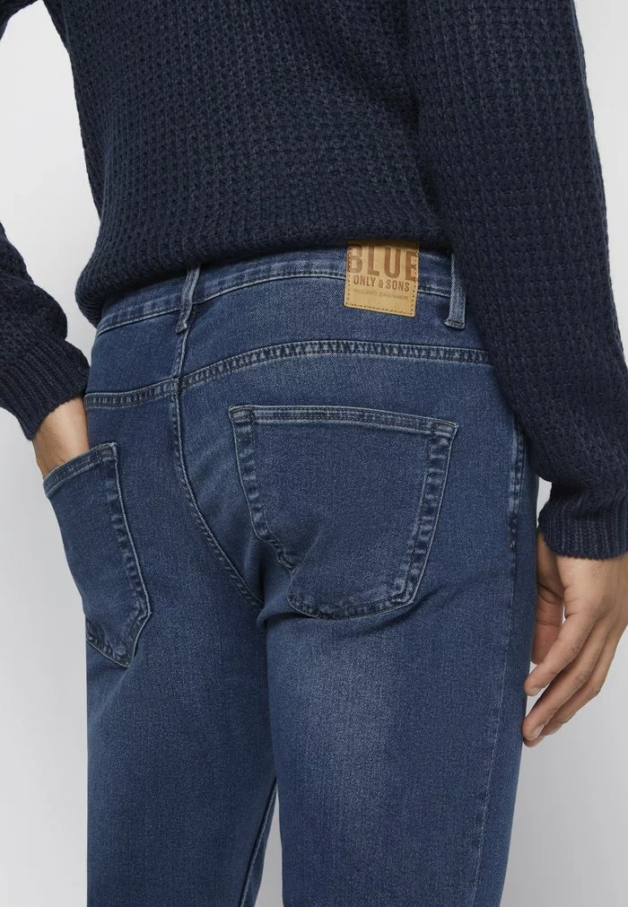 Only & Sons ONSWARP - Jeans Skinny - Blue Denim 7 Only & Sons ONSWARP - Jeans Skinny - Blue Denim – Image 7