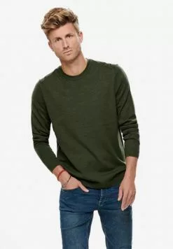 Only & Sons Pullover - Forest Night