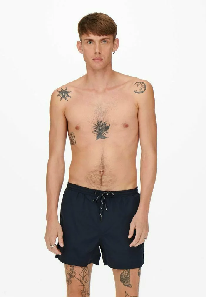 Only & Sons Short De Bain - Dark Navy 1 Only & Sons Short De Bain - Dark Navy