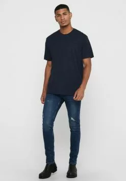 Only & Sons T-shirt Basique - Midnight Navy