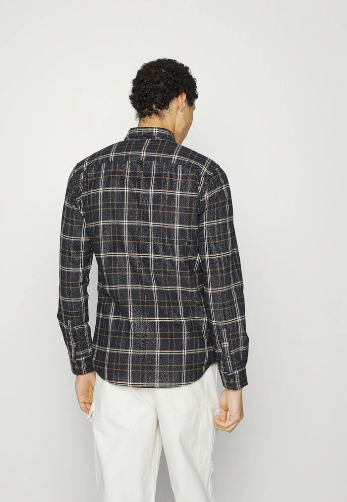 Only & Sons ONSMAZI LIFE CHECKED - Chemise - Dark Navy 3 Only & Sons ONSMAZI LIFE CHECKED - Chemise - Dark Navy – Image 3