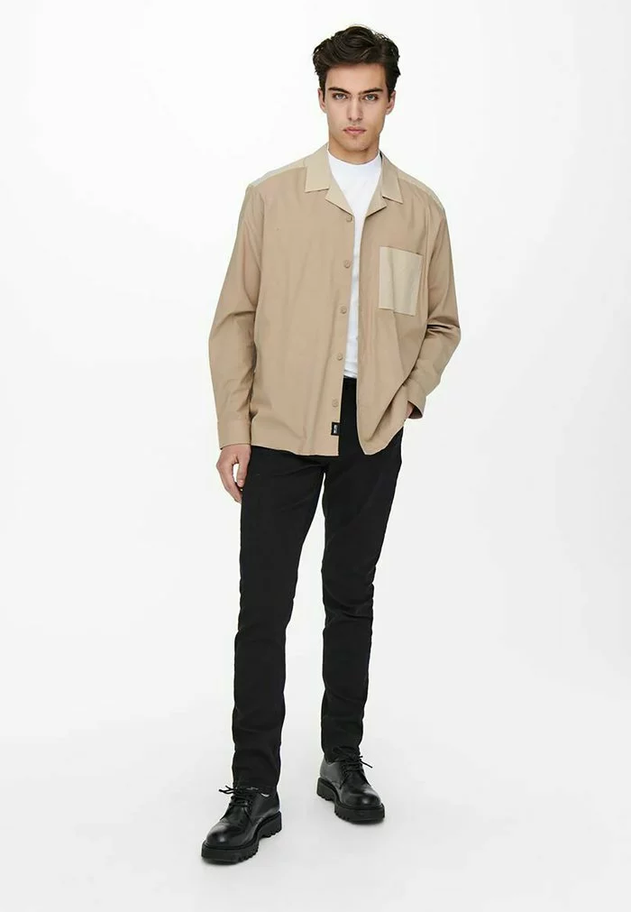 Only & Sons Chemise - Chinchilla 2 Only & Sons Chemise - Chinchilla – Image 2