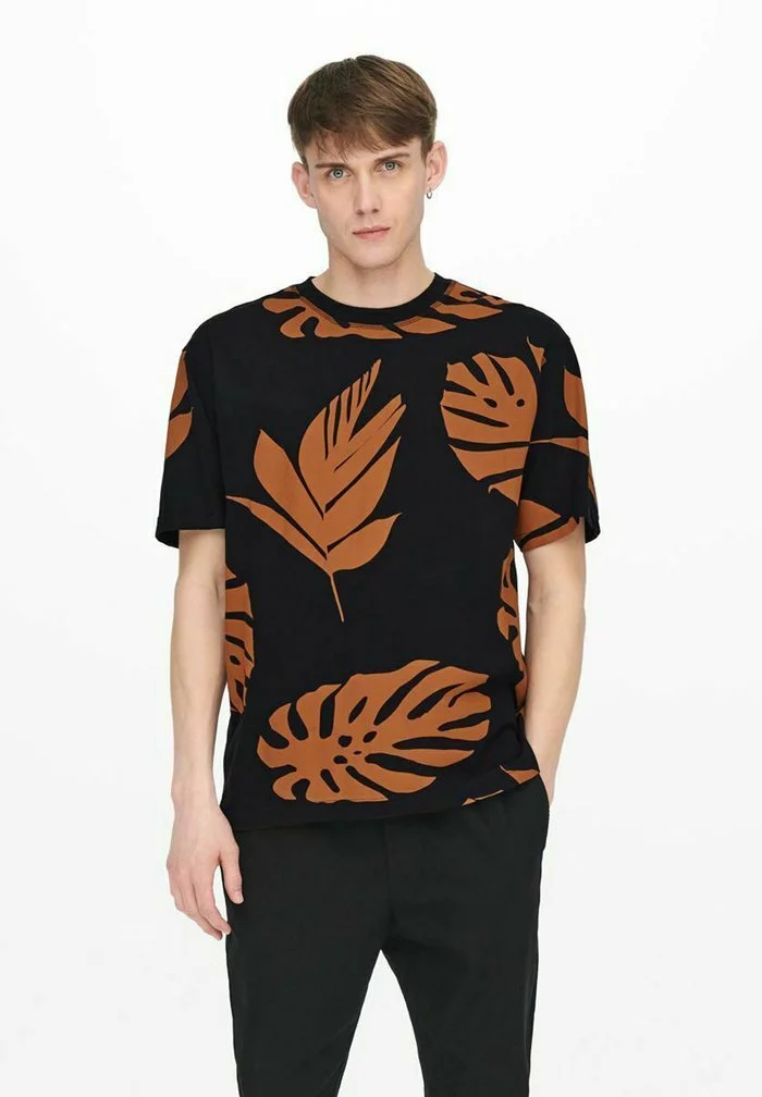 Only & Sons T-shirt Imprimé - Black 1 Only & Sons T-shirt Imprimé - Black