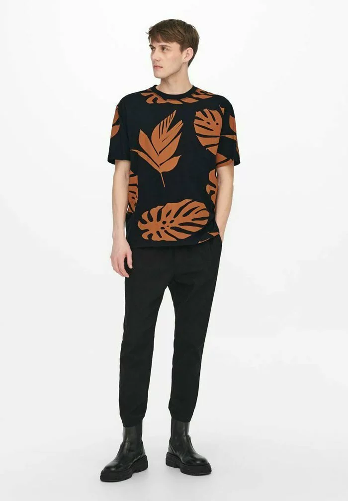 Only & Sons T-shirt Imprimé - Black 2 Only & Sons T-shirt Imprimé - Black – Image 2