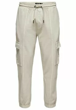 Only & Sons Pantalon Cargo - Silver Lining -Only & Sons Soldes Boutique 86d43bb352a54b5e941ce7453cb1fe19