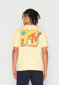 Only & Sons TEE - T-shirt Imprimé - Custard