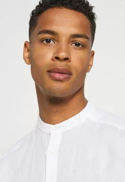 Only & Sons ONSKARLO MAO SHIRT - Chemise - White -Only & Sons Soldes Boutique 885c774581554e5cb9b0e0ae80d226cf