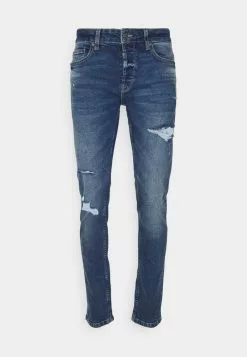 Only & Sons ONSLOOM SLIM LIFE BLUEDESTROY - Jean Slim - Blue Denim -Only & Sons Soldes Boutique 890569c4f23d45c980a2b2a455f93fdd