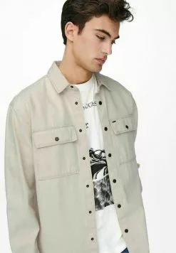 Only & Sons Chemise - Ecru 9 Only & Sons Chemise - Ecru -Only & Sons Soldes Boutique 8a090d75294e444da45e60e0f8b509de