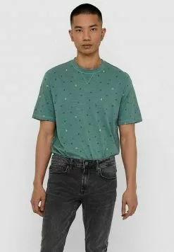Only & Sons ONSMALIK LIFE TEE - T-shirt Imprimé - North Atlantic
