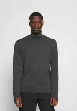 Only & Sons ONSALEX ROLL NECK - Pullover - Dark Grey Melange