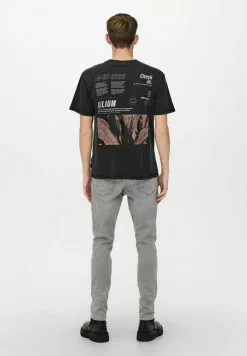 Only & Sons T-shirt Imprimé - Black -Only & Sons Soldes Boutique 8b1433856a144720a78ad4d0b7f5583e