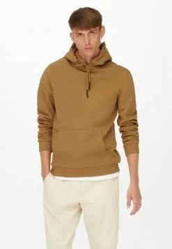 Only & Sons ONSCERES LIFE - Sweat à Capuche - Chipmunk