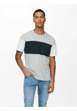 Only & Sons T-shirt Imprimé - Light Grey Melange