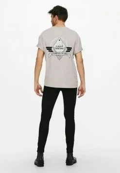 Only & Sons T-shirt Imprimé - Raindrops -Only & Sons Soldes Boutique 8d5b446265d64594bb58df6b55ad2b56