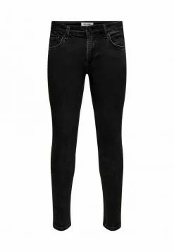 Only & Sons SKINNY FIT ONSWARP LIFE - Jeans Skinny - Black Denim -Only & Sons Soldes Boutique 8d61a298d26745a89383e2f7d3f8f5db