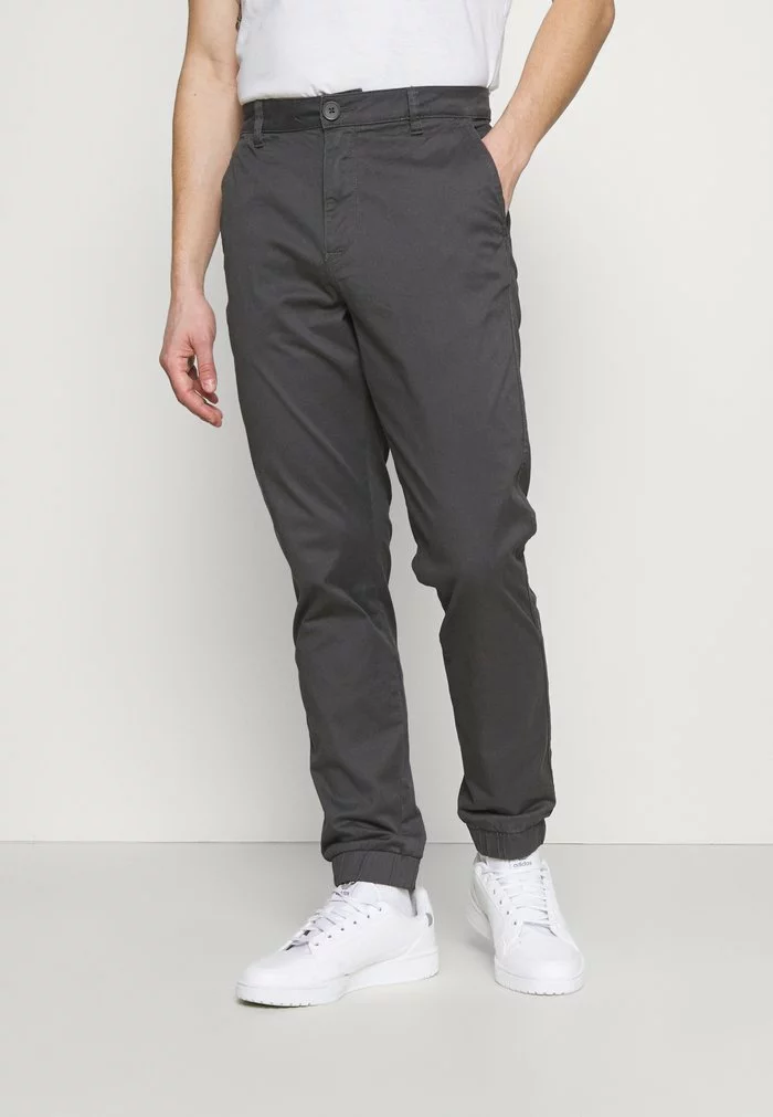 Only & Sons ONSCAM AGED CUFF - Pantalon Classique - Grey 1 Only & Sons ONSCAM AGED CUFF - Pantalon Classique - Grey