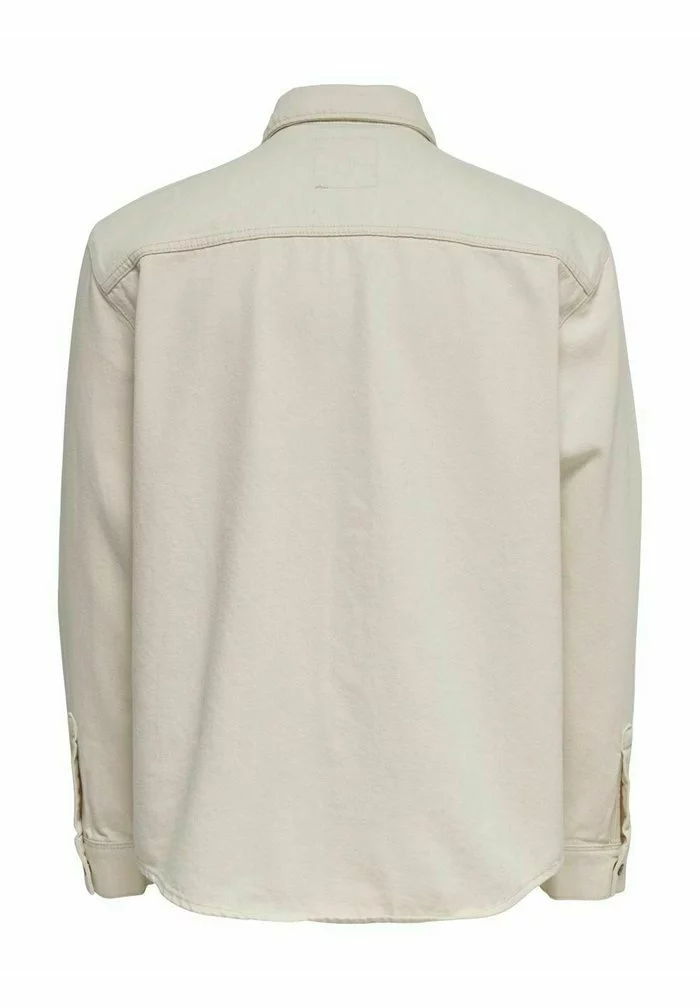 Only & Sons Chemise - Ecru 6 Only & Sons Chemise - Ecru – Image 6