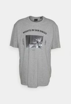 Only & Sons ONSGILBERT TEE - T-shirt Imprimé - Light Grey Melange