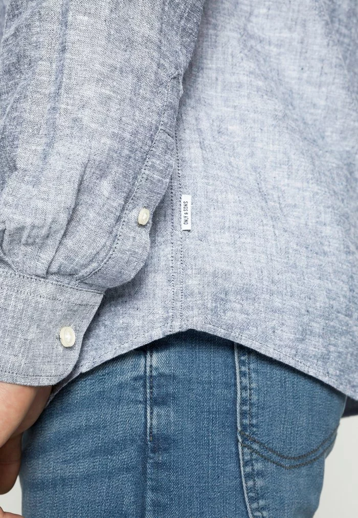 Only & Sons ONSCAIDEN SOLID - Chemise - Dress Blues 5 Only & Sons ONSCAIDEN SOLID - Chemise - Dress Blues – Image 5