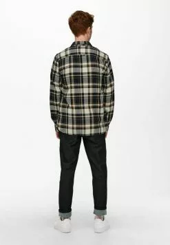 Only & Sons KAROMUSTER - Chemise - Pelican -Only & Sons Soldes Boutique 93487f10d0c041818c9db69bbd6689e1