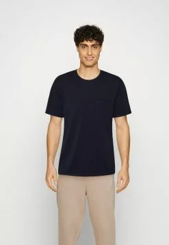 Only & Sons ONSROY REG SLUB POCKET TEE - T-shirt Basique - Dark Navy