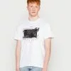 Only & Sons REG - T-shirt Imprimé - Bright White