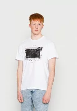 Only & Sons REG - T-shirt Imprimé - Bright White