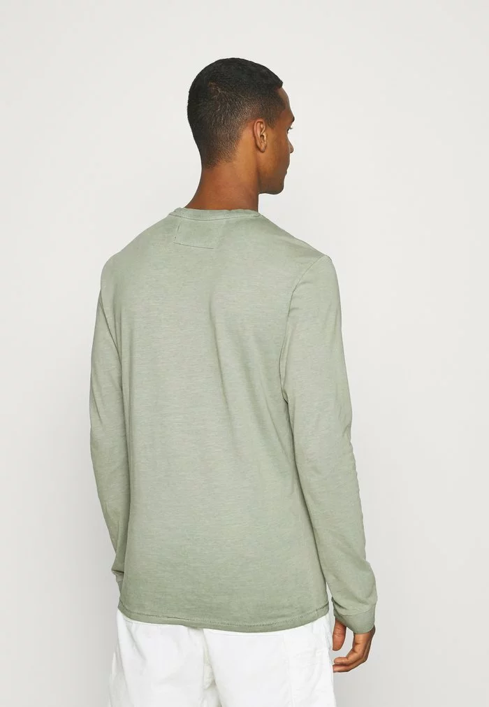 Only & Sons ONSMILLENIUM LIFE WASHED TEE - T-shirt à Manches Longues - Olive Night 3 Only & Sons ONSMILLENIUM LIFE WASHED TEE - T-shirt à Manches Longues - Olive Night – Image 3