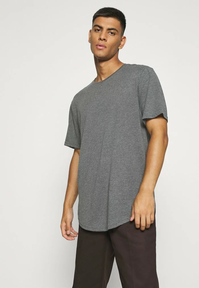 Only & Sons ONSMATT LIFE LONGY TEE 7 PACK - T-shirt Basique - Dark Grey Melange 4 Only & Sons ONSMATT LIFE LONGY TEE 7 PACK - T-shirt Basique - Dark Grey Melange – Image 4