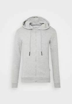 Only & Sons ONSCERES LIFE ZIP HOODIE - Sweat à Capuche Zippé - Light Grey -Only & Sons Soldes Boutique 9671a65c7dfb4e89a16eac790a7bd21d