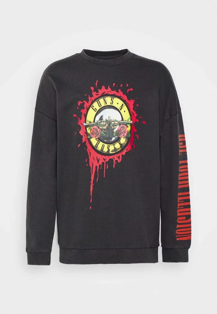 Only & Sons ONSGUNSNROSES LIFE CREWNECK - Sweatshirt - Phantom 4 Only & Sons ONSGUNSNROSES LIFE CREWNECK - Sweatshirt - Phantom – Image 4