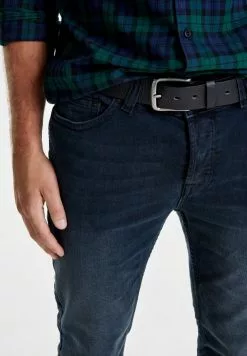 Only & Sons Jean Slim - Dark Blue Denim -Only & Sons Soldes Boutique 980f11ee58a34b6e8642fbbaea38b200